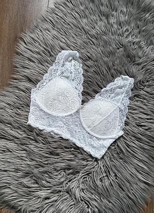 Вишуканий топ мереживний бра бюстик на резинці