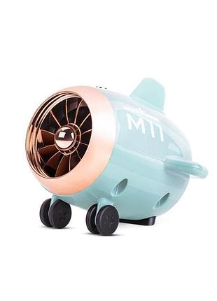 Портативна міні bluetooth-колонка літак m11 світо-блакитний