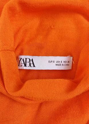 Тренд кофта зара мандаринова 🧡 лонгслив s zara 3