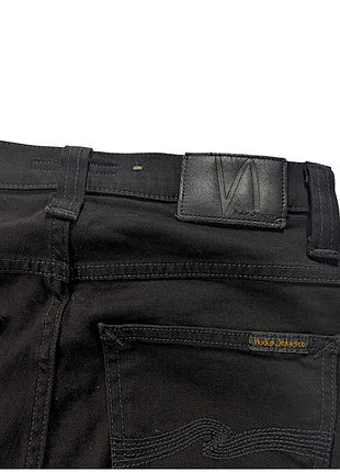 Джинсы женские nudie jeans boot ben black viper клеш skinny high waist w30 l32 8