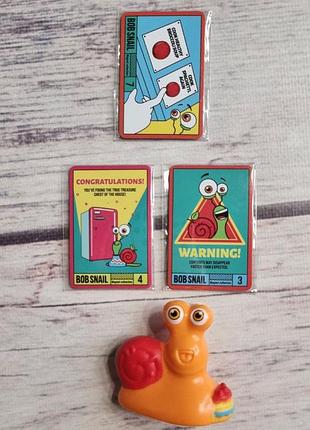 Игрушка и магниты snail bob улитка бобов, фигурка улитки бобов из коллекции
