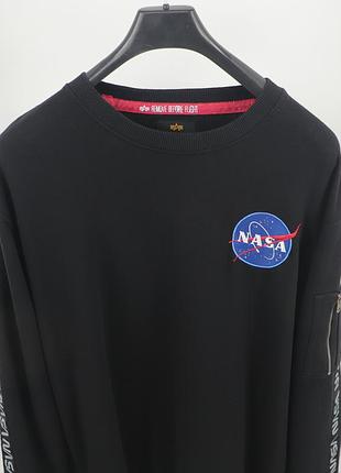Чоловічий світшот alpha industries nasa 2