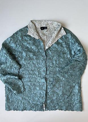 Кардиган накидка itsu великий розмір оверсайз у стилі issey miyake