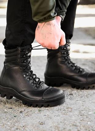 Зимние тактические ботинки ice accesses черные 94145