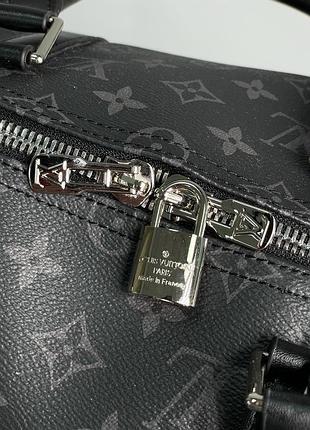 Сумка louis keepall 45 eclipse vuitton grey 8