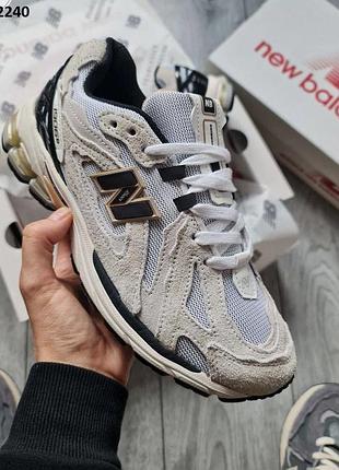 Кроссовки new balance 1906d white black (бело/черные)