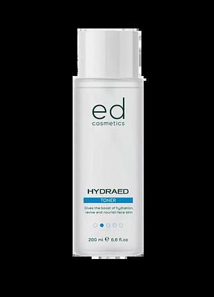 Зволожувальний тонік з амінокислотами hydraed toner ed cosmetics, 200 мл