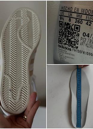 Кроссовки женские adidas, 42p., верху натуральная кожа, внутри текстиль 7