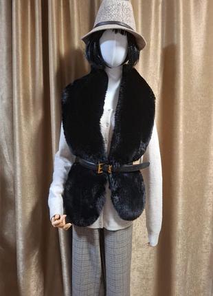 Меховый шарф