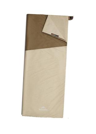 Спальник naturehike sunny day pl01 lw180 (cnk2550ws026) +14°c - 205см - коричневий