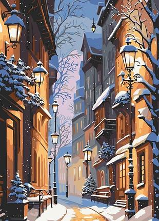 Картина за номерами "зимове місто" 11050-ac 40х50 см