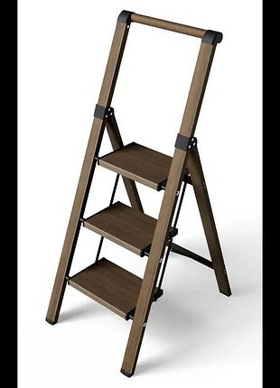 Стремянка, алюминиевая под дерево, легкая, широкая ladder ladder and l0103