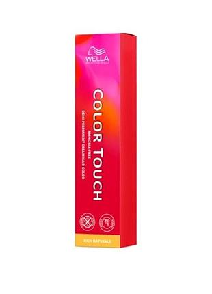 Крем-фарба wella color touch 7/75, 60 мл