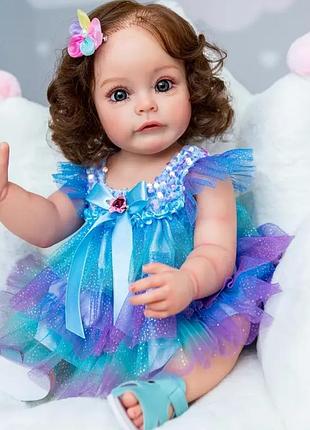 Реборн лялька сью-сю 55 см 4