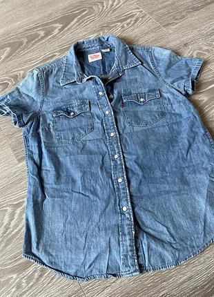 Сорочка джинсова жіноча levi’s xs розмір