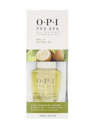 Opi prospa олія для нігтів і кутикули cupuaçu & white tea, сша, 14.8 мл (оригінал)