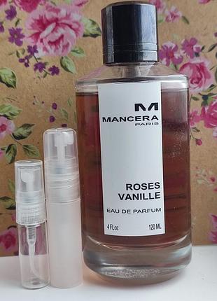 Розпив! оригінал! mancera roses vanille 3мл