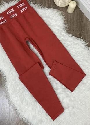 Спортивні лосини pink оригінал vs розмір с м з ефектом пуш ап