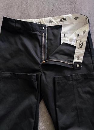 Штани dickiеs 874 original fit чорні в ідеальному стані великий розмір