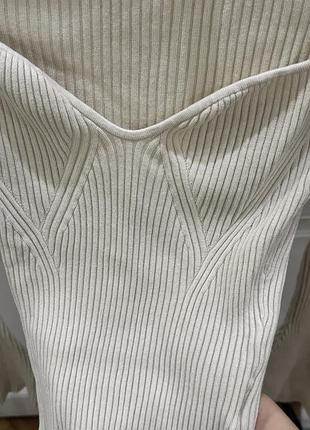 Лонгслів в рубчик h&m 3