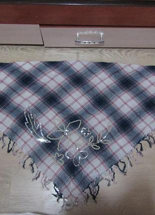 Шарф-платок хлопковый от maddison с этикеткой