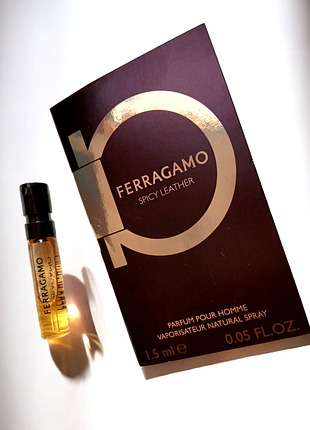 Salvatore ferragamo spicy leather парфюм пробник 1.5 мл