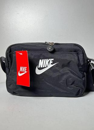 Сумка через плече nike campus crossbody bag, чорна