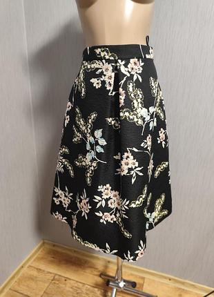 Стильна спідниця oasis | квітковий жаккард,