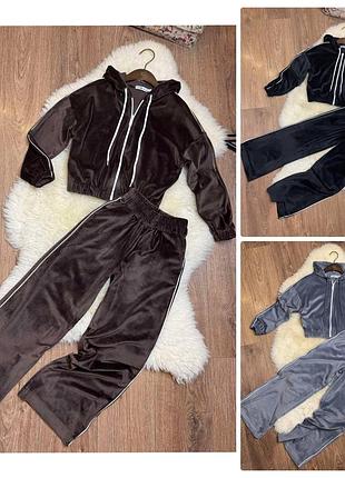 Костюм велюровий