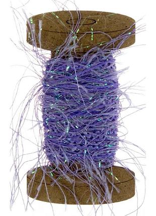 Набір "нитка декоративна" бузкова/блискітка 10м мдф катушка