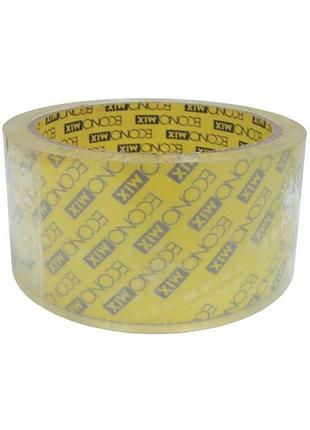 Стрічка клейка пакувальна "economix" 48ммх20м прозора e40825