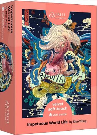 Пазли trefl 500 елементів м'який оксамит: бурхливе життя 37421 (368-3)