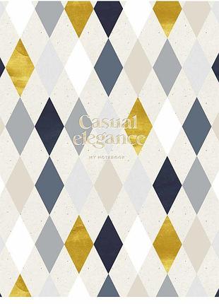 Зошит a4 80 аркушів клітинка картон "student" мат лам+уф-лак a4-080-5232k школярик