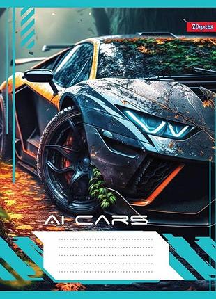 Зошит 48 аркушів лінія 1в ai cars 766723