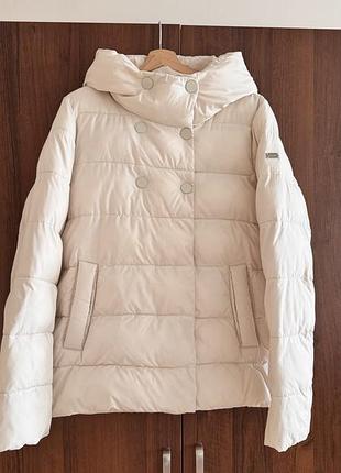 Пуховик icebear бежевий xs/s, італія, водонепроникний