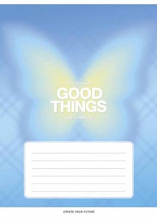 Зошит 12 аркушів клітинка школярик "good things" уф-лак 012-3526k