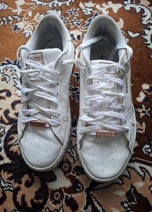 Кожаные кроссовки puma р.39-40