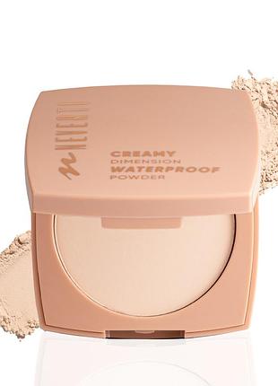 Пудра для обличчя neverti creamy dimension №1 porcelain beige кремова водостійка