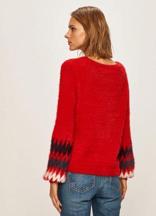 Красный укороченный свитер jacqueline de yong (размер м)3 фото
