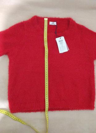 Красный укороченный свитер jacqueline de yong (размер м)7 фото