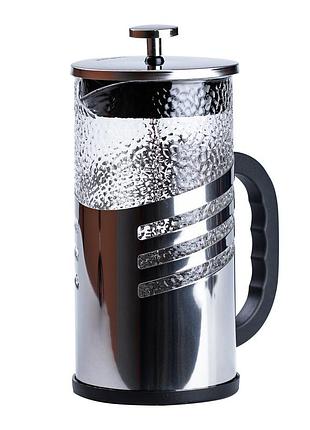 Чайник заварювальний з фільтром френч прес 1л сріблястий hp33536