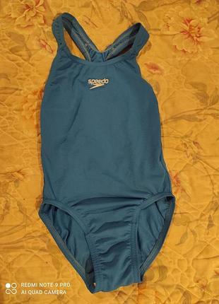 Яркий детский спортивный купальник speedo в бассейн или пляж
