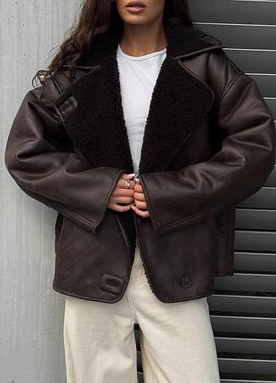 Жіноча дублянку оверсайз