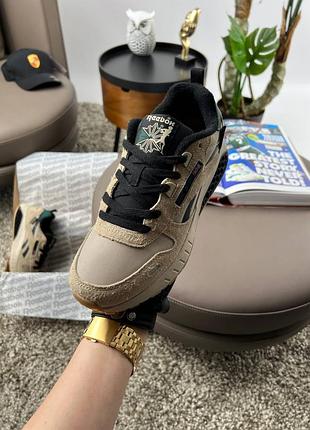 Reebok classic leather hexalite sand black gum 4