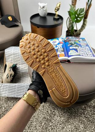 Reebok classic leather hexalite sand black gum 5