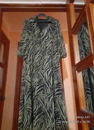 Платье 🍂шифон миди 6