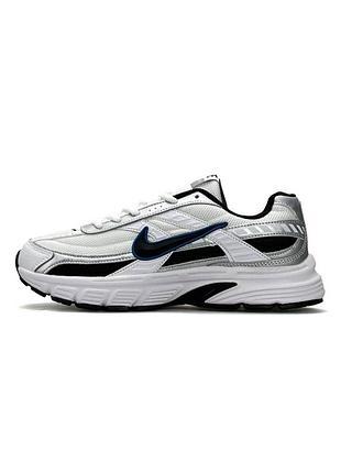 Мужские кроссовки nike initiator white silver black