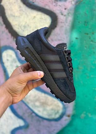 Кроссовки адедас черные adidas retropy e5 black, кроссовки мужские черные