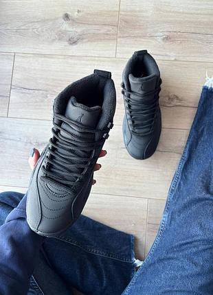 ➡️ jordan 12 retro winterized triple black 7