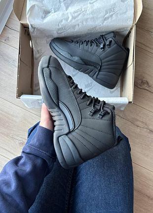 ➡️ jordan 12 retro winterized triple black 2